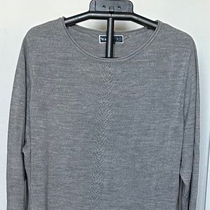 Karen Scott 3X Grey Lux Crew